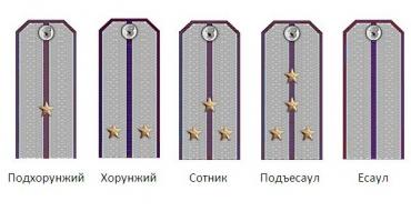 Cossack ranks and Cossack insignia