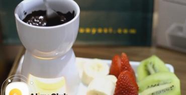 Čokoládové fondue - recept